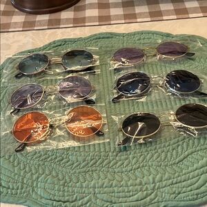 Hippie tinted glasses for 60s and 70s look!